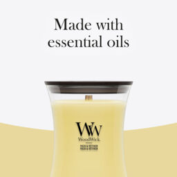 Yuzu & Vetiver Candle WoodWick, Yellow - Fruity & Citrus - thumbnail 8