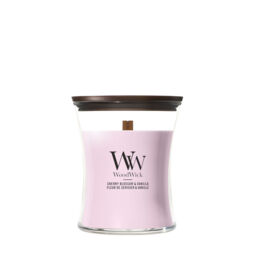 Cherry Blossom & Vanilla Candle WoodWick, Pink - Gourmand - thumbnail 1