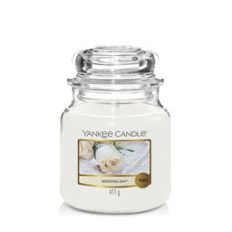 Wedding Day® Candle Original Medium Jar Candle Yankee Candle, White, 10.7cm x 12.7cm - Floral - thumbnail 1