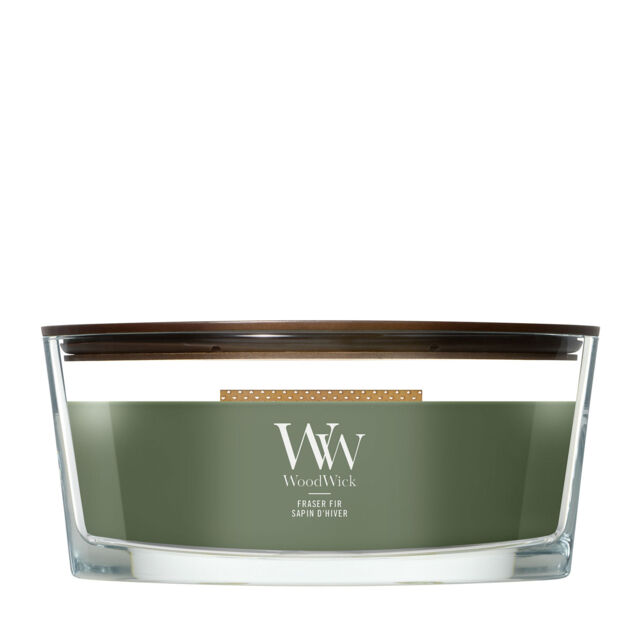 Fraser Fir Candle WoodWick, Green - Woody - image 1