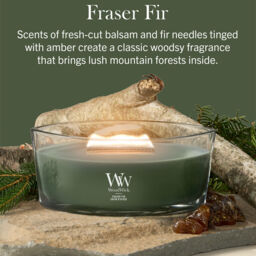 Fraser Fir Candle WoodWick, Green - Woody - thumbnail 6