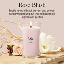 Rose Blush Candle WoodWick, Pink - Floral - thumbnail 5