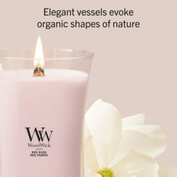 Rose Blush Candle WoodWick, Pink - Floral - thumbnail 6