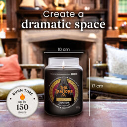 The Traitors: Traitor Candle Original Large Jar Candle Yankee Candle, White, 10.7cm x 16.8cm - Woody - thumbnail 5