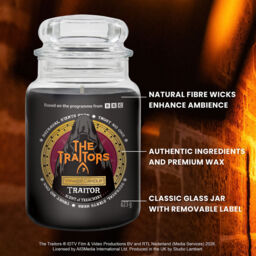 The Traitors: Traitor Candle Original Large Jar Candle Yankee Candle, White, 10.7cm x 16.8cm - Woody - thumbnail 6