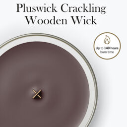 Iris Woods Candle WoodWick, Brown - Ambery - thumbnail 8
