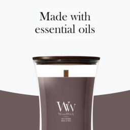 Iris Woods Candle WoodWick, Brown - Ambery - thumbnail 9