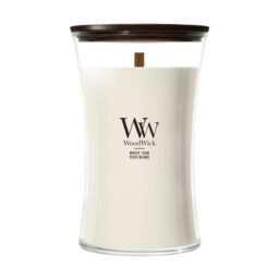 White Teak Candle WoodWick - Fresh & Clean - thumbnail 2