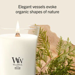 White Teak Candle WoodWick - Fresh & Clean - thumbnail 8