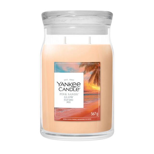 Pink Sands Glow Candle Yankee Candle - Floral - image 1