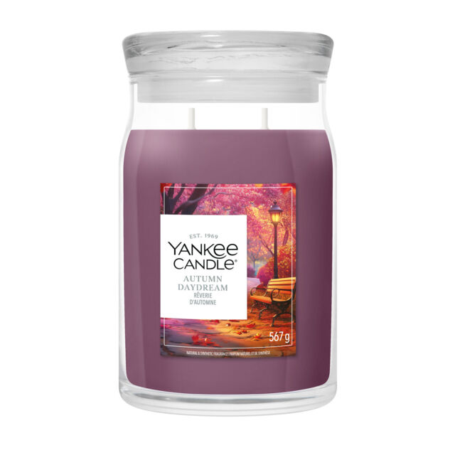 Autumn Daydream Candle Yankee Candle, Red - Fresh & Clean - image 1