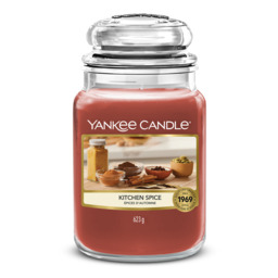 Kitchen Spice Candle Original Large Jar Candle Yankee Candle, Brown, 10.7cm x 16.8cm - Sweet & Spicy - thumbnail 2