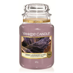 Dried Lavender & Oak Candle Yankee Candle, Purple, 10.7cm x 16.8cm - Woody - thumbnail 2