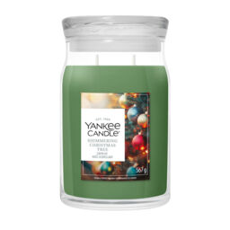 Shimmering Christmas Tree Candle Yankee Candle, Green - Woody - thumbnail 2