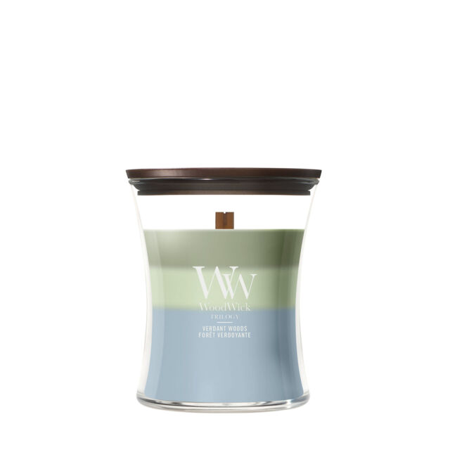 Verdant Woods Candle WoodWick - Fresh & Clean - image 1