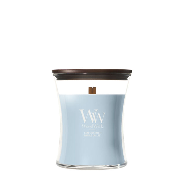 Lakeside Mist Candle WoodWick, Blue - Fresh & Clean - image 1
