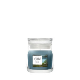 Bayside Cedar Candle Yankee Candle, Blue - Fresh & Clean - thumbnail 2