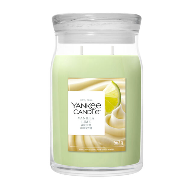Vanilla Lime Candle Yankee Candle, Green - Sweet & Spicy - image 1