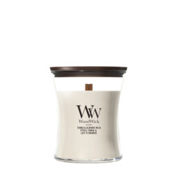 Tonka & Almond Milk Candle WoodWick, Neutrals - Gourmand - thumbnail 1