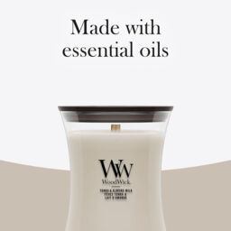 Tonka & Almond Milk Candle WoodWick, Neutrals - Gourmand - thumbnail 9