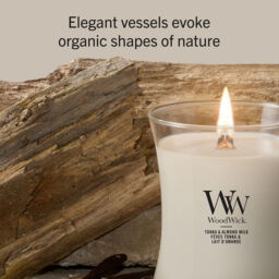 Tonka & Almond Milk Candle WoodWick, Neutrals - Gourmand - thumbnail 7