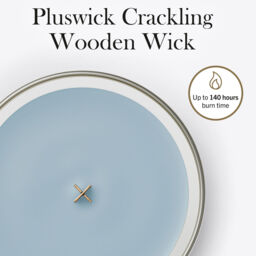 Lakeside Mist Candle WoodWick, Blue - Fresh & Clean - thumbnail 8