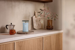 Lakeside Mist Candle WoodWick, Blue - Fresh & Clean - thumbnail 4