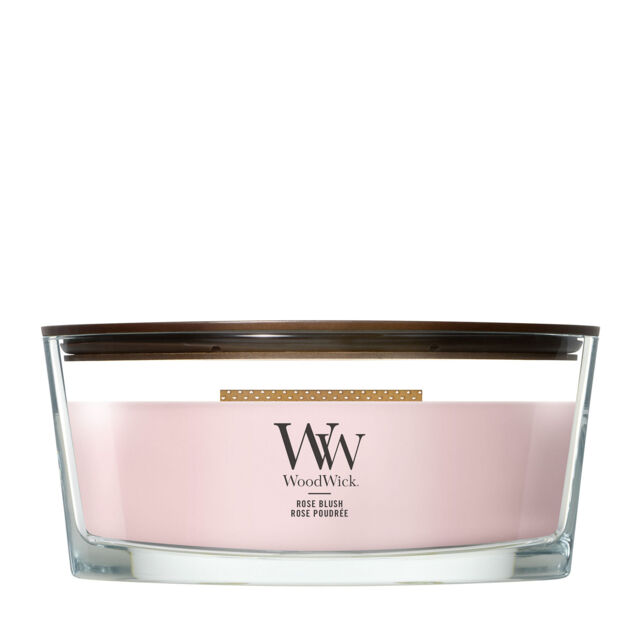 Rose Blush Candle WoodWick, Pink - Floral