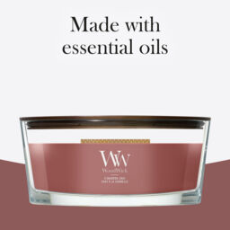 Cinnamon Chai Candle WoodWick, Red - Gourmand - thumbnail 9