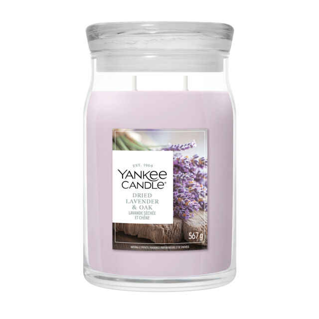 Dried Lavender & Oak Candle Yankee Candle, Purple - Woody - image 1
