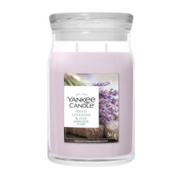 Dried Lavender & Oak Candle Yankee Candle, Purple - Woody - thumbnail 1