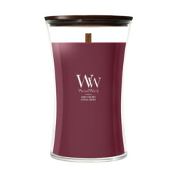 Dark Cherry Candle WoodWick, Red - Fruity & Citrus - thumbnail 1