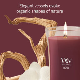 Dark Cherry Candle WoodWick, Red - Fruity & Citrus - thumbnail 9