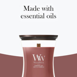 Cinnamon Chai Candle WoodWick, Red - Gourmand - thumbnail 8