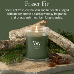 Fraser Fir Candle WoodWick, Green - Woody - thumbnail 5