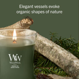 Fraser Fir Candle WoodWick, Green - Woody - thumbnail 6