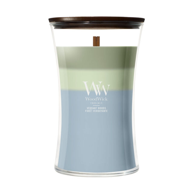 Verdant Woods Candle WoodWick - Fresh & Clean - image 1