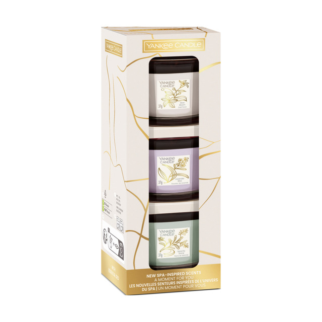 Little Luxuries 3 Mini Filled Votives Set Yankee Candle - image 1