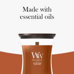 Saffron Smoke Candle WoodWick, Brown - Woody - thumbnail 9