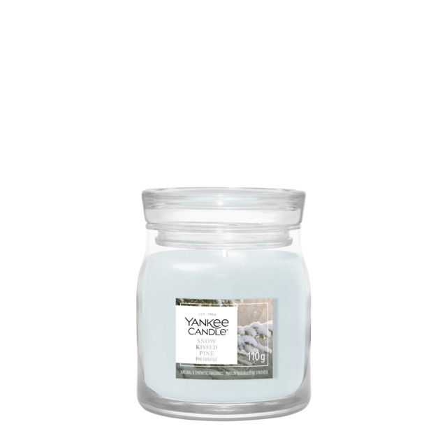 Snow Kissed Pine Candle Yankee Candle, White - Woody - image 1