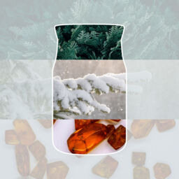 Snow Kissed Pine Candle Yankee Candle, White - Woody - thumbnail 3