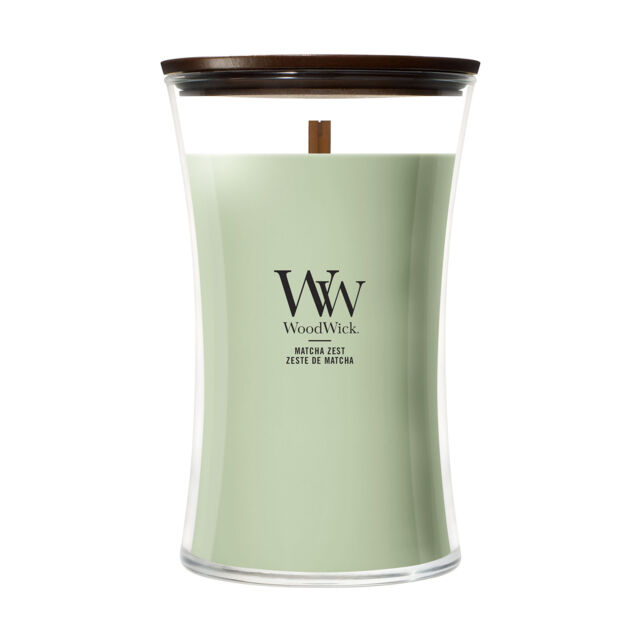 Matcha Zest Candle WoodWick, Green - Gourmand - image 1