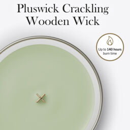 Matcha Zest Candle WoodWick, Green - Gourmand - thumbnail 8