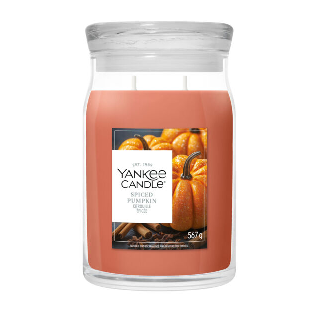 Spiced Pumpkin Candle Yankee Candle, Orange - Sweet & Spicy - image 1