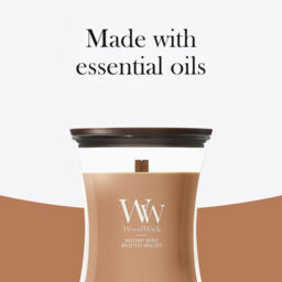 Hazelnut Roast Candle WoodWick, Brown - Gourmand - thumbnail 8