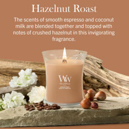 Hazelnut Roast Candle WoodWick, Brown - Gourmand - thumbnail 5