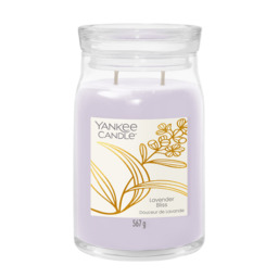 Lavender Bliss Candle Signature Large Jar Candle Yankee Candle, Purple, 9.3cm x 15.7cm - Floral - thumbnail 2
