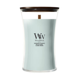Sagewood & Seagrass Candle WoodWick, Blue - Fresh & Clean - thumbnail 2