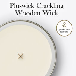 White Teak Candle WoodWick - Fresh & Clean - thumbnail 7