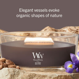 Iris Woods Candle WoodWick, Brown - Ambery - thumbnail 7